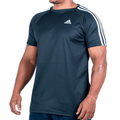 (G1 ao G4) Camiseta Dry Fit Adidas III Listras Ombro Plus