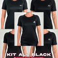 Compre 3 e Leve 5 - Kit ALL BLACK 5 T-shirt Feminina Dry