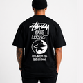 Camiseta Oversized Stussy LEGACY - Preta