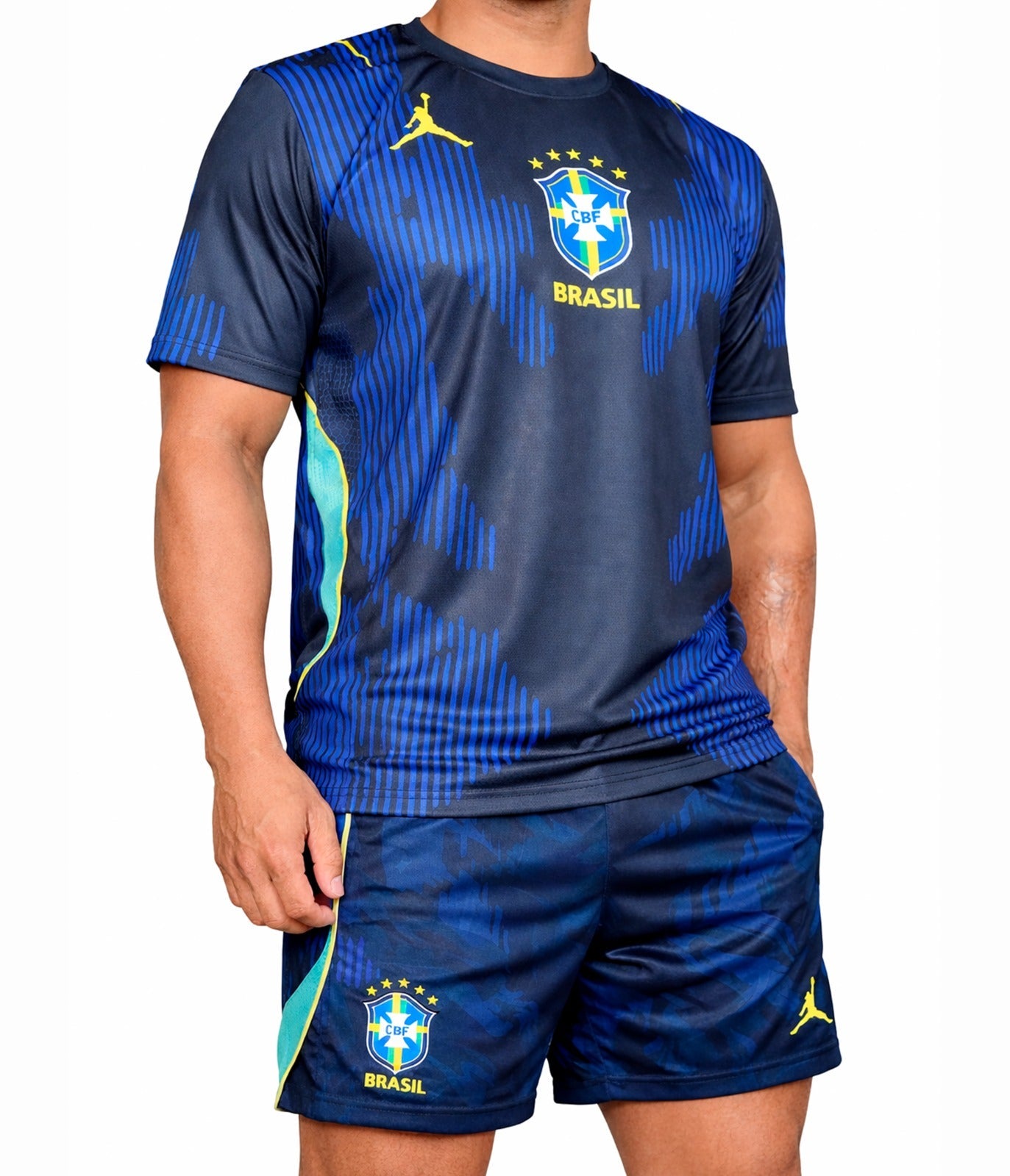 [Sublimada] Camisa Brasil Jordan II 2026/27 Torcedor Pro Masculina